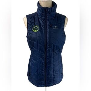 L.L. Bean Dark Blue Quilted Vest Size S